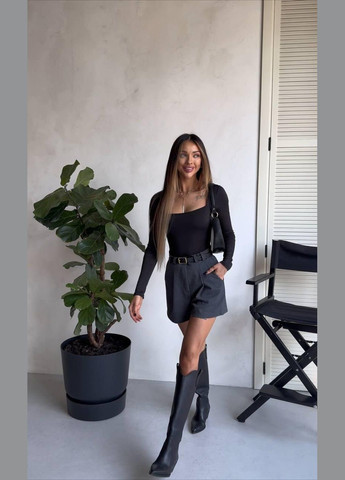 Шорты женские - стильные и теплые №055 Серый 42-44 JUGO Atelier (302652850)