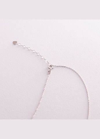 Колье Карта Украины в белом золоте (голубая и желтая эмаль) кол02333 42 Oniks (307840498)