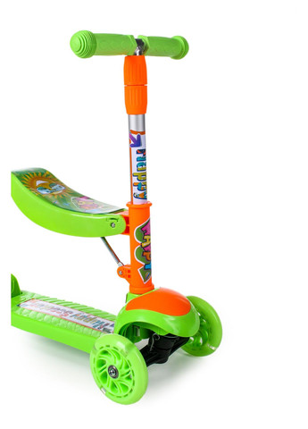 Самокат 3-х колісний, світиться BQ-925 G зелений (2000904152018) shop (2000904152018) No Brand (362705331)