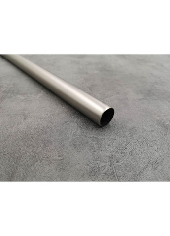 Карниз Афина гладкая штанга одинарный универсальный 25 мм 240 см Сатин Quadrum (352778080)