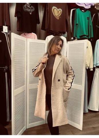 Світло-бежеве демісезонне Жіноче пальто FINO Mode