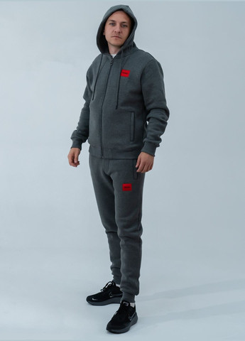Костюм спортивний чоловічий утеплений Hugo Boss Logo Label Patch (303482606)