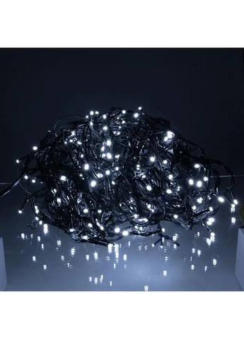 Уличная гирлянда Бахрома 25 м 405 LED черный провод Белый 25MBW Garlando (370373412)