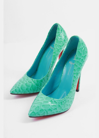 Туфлі жіночі бірюзового кольору Let's Shop (293939455)