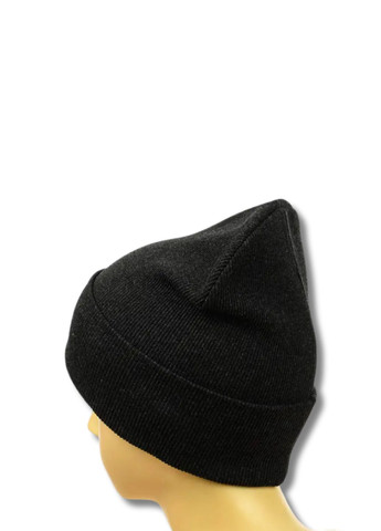 Молодіжна двошарова шапка біні - Рубчик No Brand Шапка біні Рубчик (339768320)