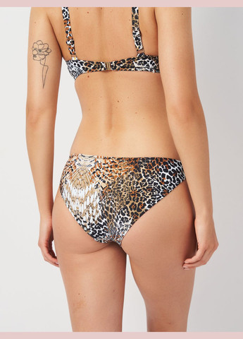 Цветные плавки женские слип so173013 леопард Silenza