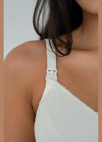 Молочный хлопковый бюстгальтер для кормления Мамин Дім без косточек хлопок, эластан