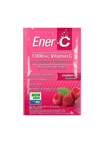 Витамины и минералы Vitamin C, 30 пакетиков (асорти) Ener-C (293481356)