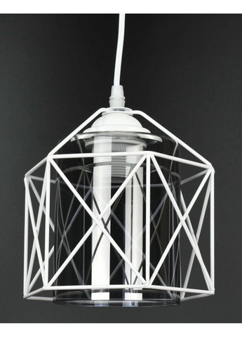 Люстра підвісна LOFT на 1 лампочку 27057 Білий 25-100х16х19 см. Sunnysky (335975294)