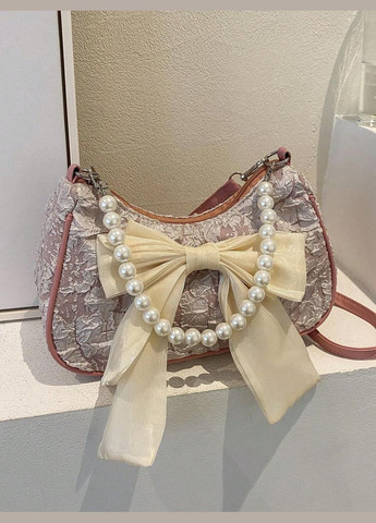 Женская сумка 7056 багет розовая No Brand (306709643)