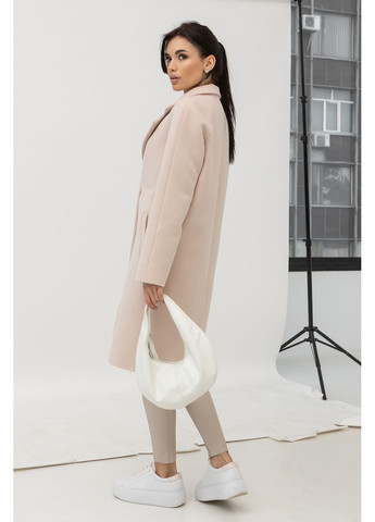 Молочне Пальто зимове C69 однобортне CHICLY