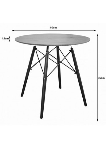Стол TODI ЯСЕНЬ 80 Leobert (369930310)