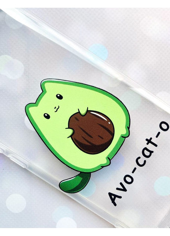 Чехол для Xiaomi Redmi Note 9T/Redmi Note 9 5G:: Котик Авокадо (принт 306) Creative (360658280)