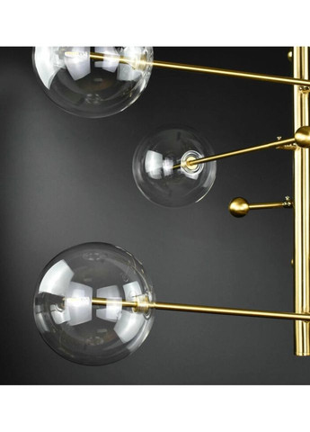 Люстра потолочная на 6 лампочек 26740 Латунь 63-83х80х80 см. Sunnysky (335975381)