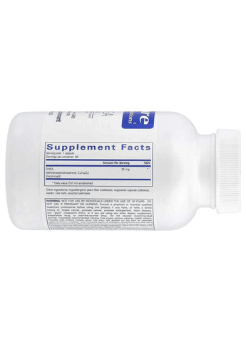 ДГЭА (DHEA) 25 мг 60 капсул Pure Encapsulations (361114583)