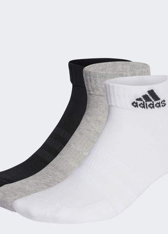 Три пари шкарпеток Cushioned Sportswear Ankle adidas (284346784)