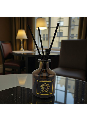 Аромадифузор Лимон парфум для дому з ефірною олією тростинними паличками натуральний аромат Чорний 160_3_0_3C No Brand (369667775)