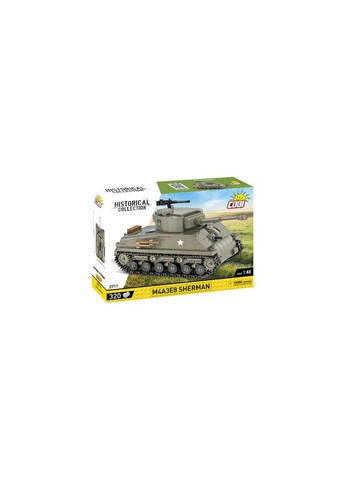 Конструктор Друга Світова Війна Танк M4 Шерман, 320 деталей (-2711) Cobi (281426076)