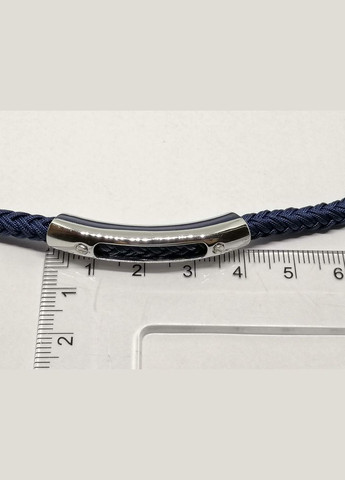 Браслет из текстиля с серебряными вставками. 905-01134 17 Qvaliz (275935116)