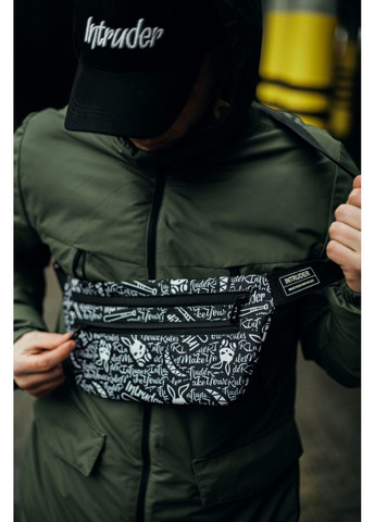 Универсальная мужская бананка, барыжка для торговли, поясная сумка для города и прогулок, практичная, удобная. Intruder (348779999)