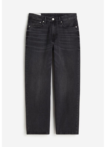 Чоловічі джинси Loose (57684) W28 L32 Чорні H&M (303549023)