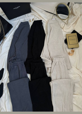 Костюм теплый из ангоры в рубчик No Brand (315049570)