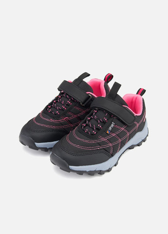 Чорні осінні кросівки для дівчинки колір чорний цб-00256243 No Brand