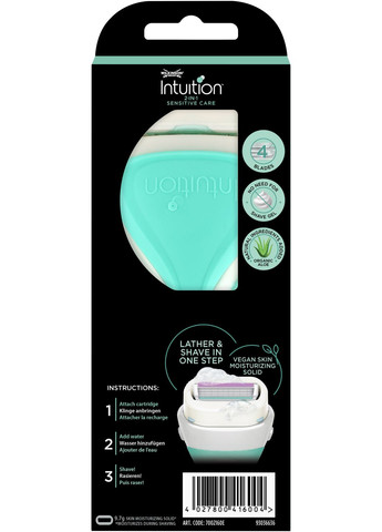 Бритва Intuition Sensitive Blades 1+1 шт. Wilkinson Sword (328401388)
