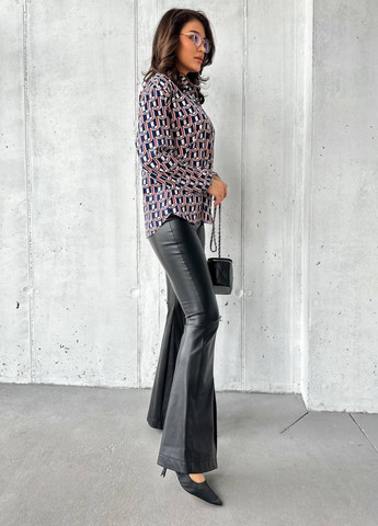 Синіти сорочка вільного крою з довгим рукавом Tik-Tak