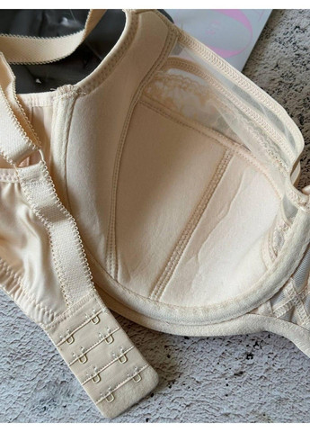 Бежевий бежевий бюстгальтер g м'яка чашка напівпоролон Lanny Mode