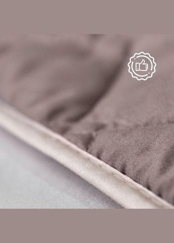 Покривало на ліжко Саше 70х240 см стьобане двостороннє мікрофібра готельне шоколад/беж для готеля IDEIA (316461000)