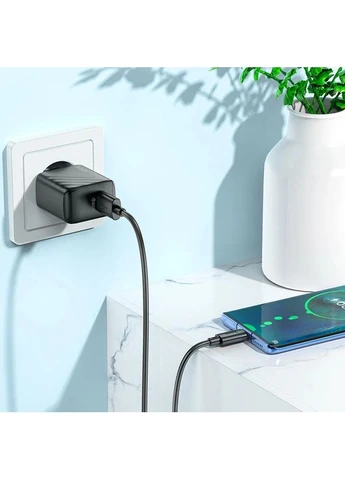 Сетевое зарядное устройство HOCO 18 Вт USB-A черный No Brand CS21A Rich (401165290)