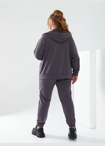 Жіночий прогулянковий костюм колір графіт р.48/50 453787 New Trend (289720034)