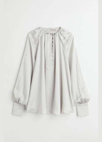 Світло-сіра блуза демісезон,світло-сірий, H&M