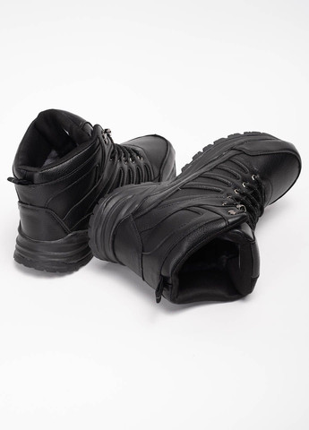 Черные зимние ботинки мужские спортивные 342369 Power