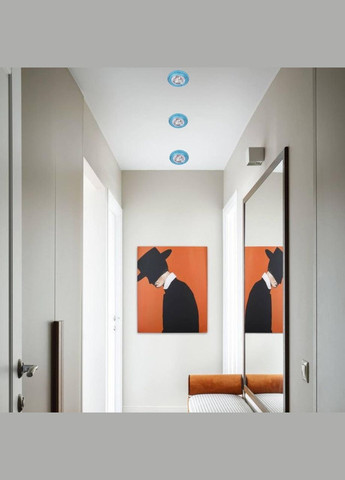 Круглий акриловий світильник (05-А34) No Brand (370071720)