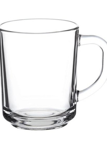 Набір кухлів Mugs 250мл скляні для гарячих напоїв чашки для чаю та кави Pasabahce (368980330)