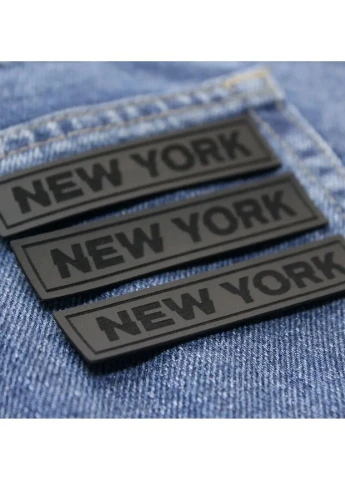 Нашивка "New york" черного цвета (4322) No Brand (335812785)
