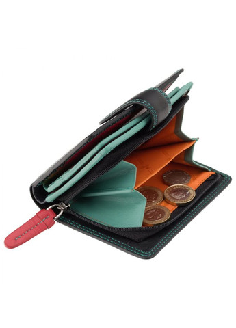 Чёрный кошелек женский RB40 BLK/RHUMBA Bali c RFID Visconti (315423430)