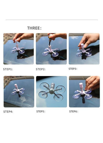 Набір для ремонту тріщин та сколів лобового скла полімерний клей (AL050844) Icar (346263082)