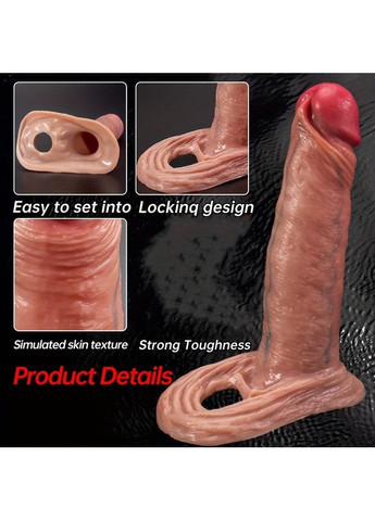 Насадка удлинитель на пенис Realistic Extender L size Focus (370203113)