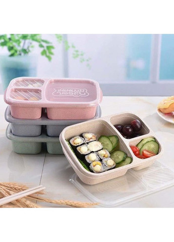 Ланч-бокс контейнер для еды на 3 отделения (TA0158_2) No Brand (366740570)