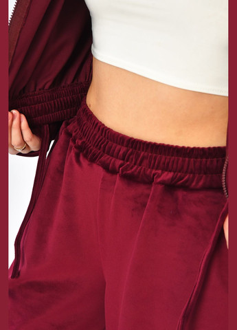 Спортивний костюм жіночий бордового кольору Let's Shop (331109590)