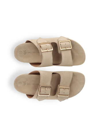 Бежевые женские шлепанцы бежевый Salamander