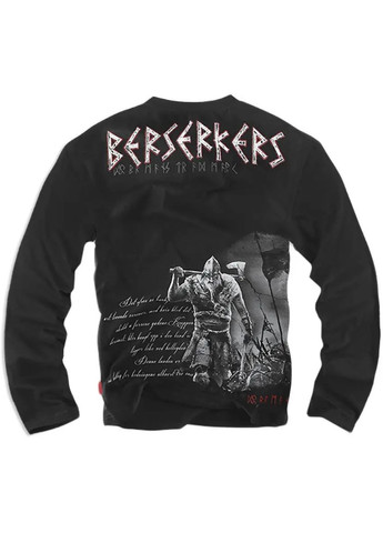 Черная лонгслив berserkers ls99bk Dobermans Aggressive