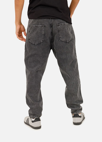 Серые демисезонные мужские джинсы carrot цвет серый цб-00256363 BIG GASTINO