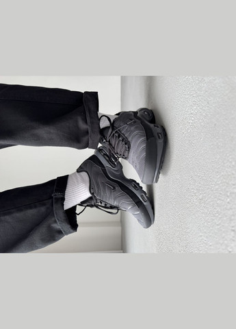 Кроссовки зимние женские Nike Air Max TN Plus winter Gore-Tex gray black termo | Найк ТН плюс серые черные термо No Brand серые зима (311225822)
