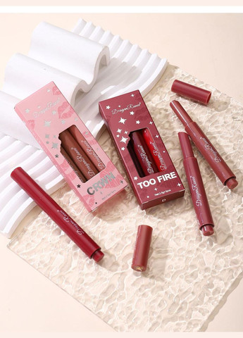 Набір помад Charming Beautiful Lipstick CRWN 3 шт Dragon Ranee (314933560)