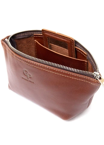 Женская косметичка из натуральной кожи 11510 Grande Pelle (388175701)