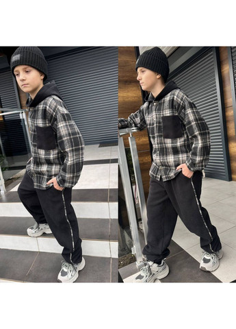 Теплый спортивный костюм на мальчика с рубашкой Nositi (371817954)